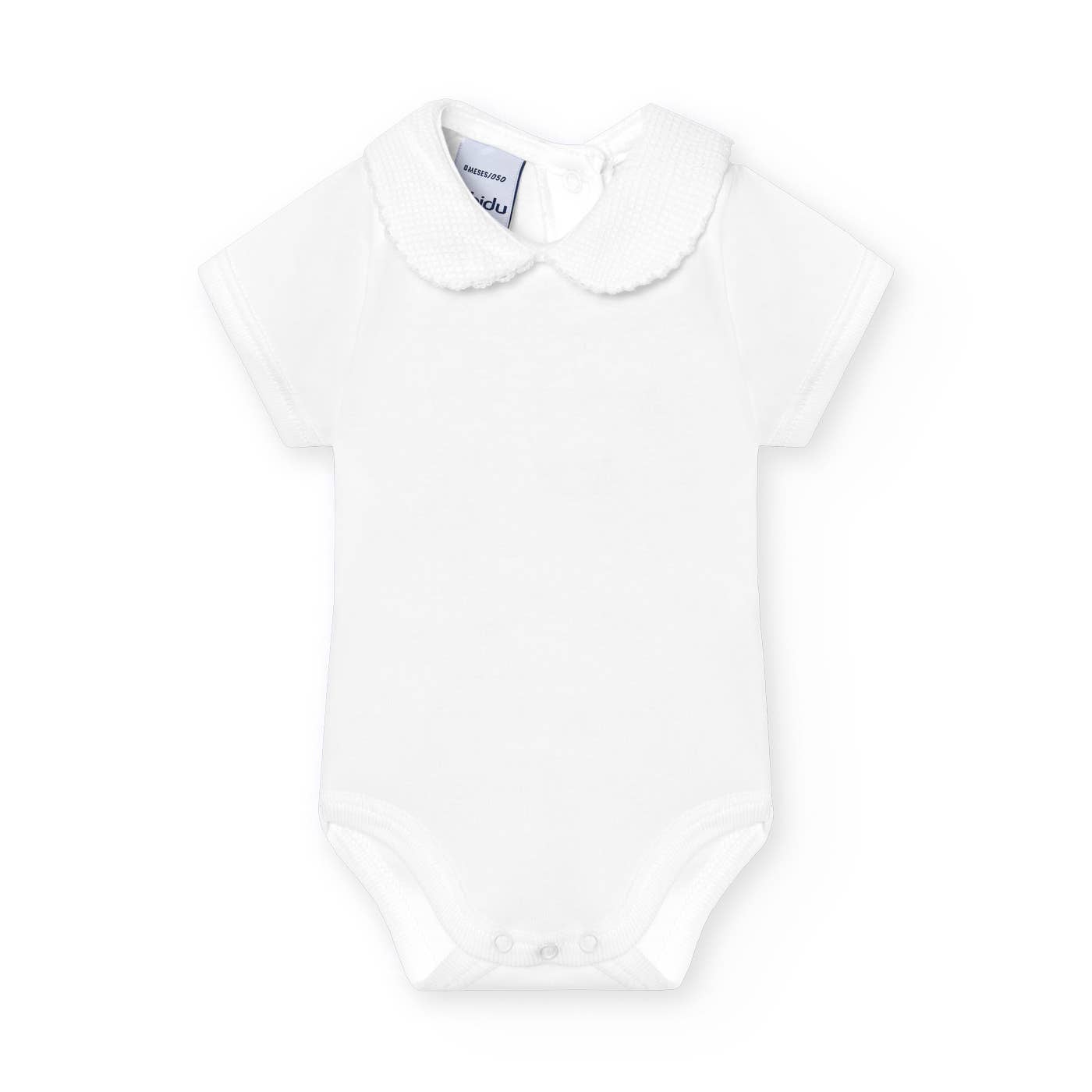 Pique Baby Neck Short Sleeve Bodysuit