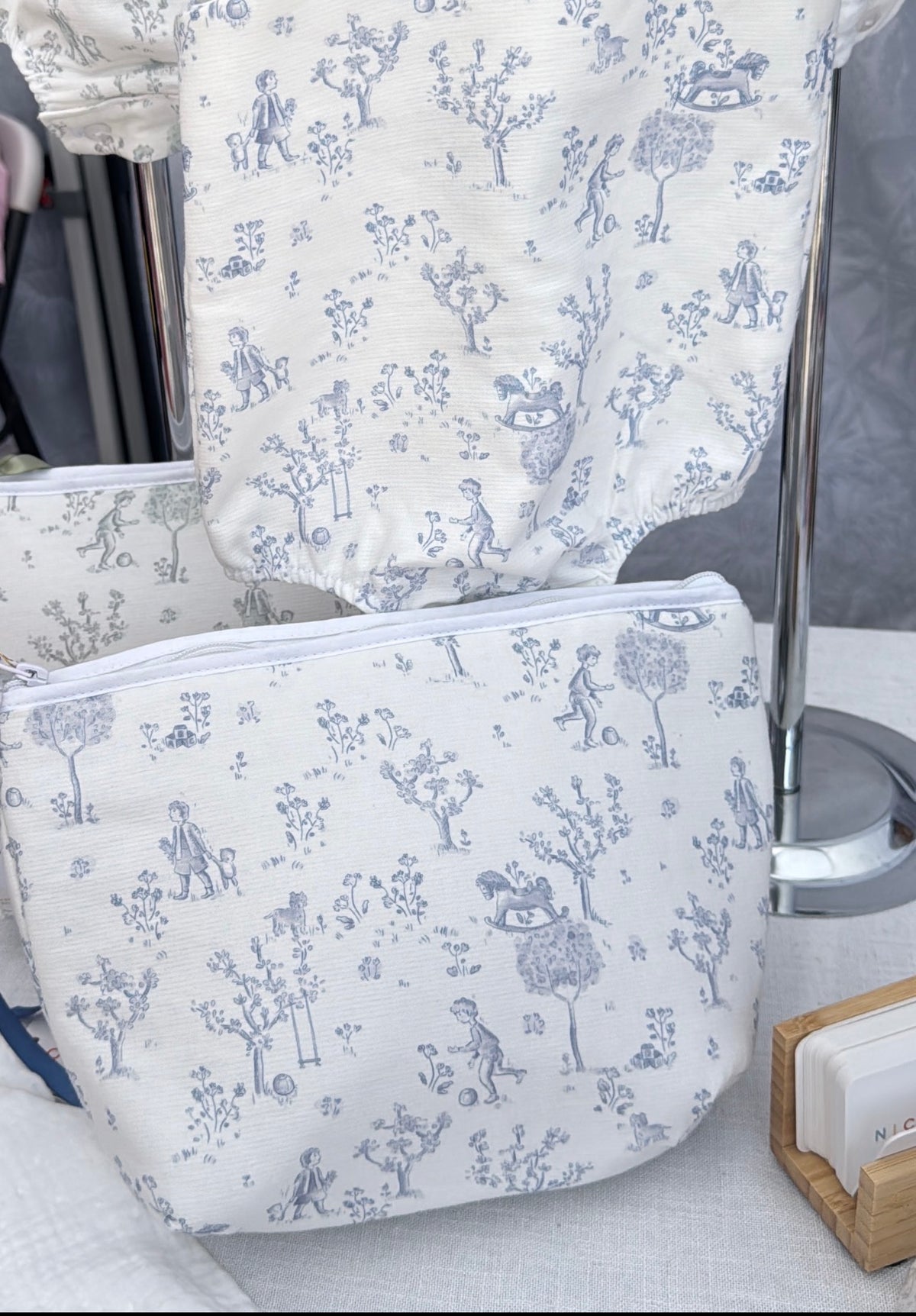 Bag- Blue Toile
