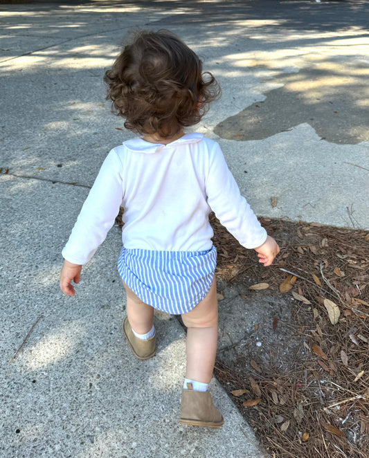 Bloomer Retiro in Classic Blue Stripes