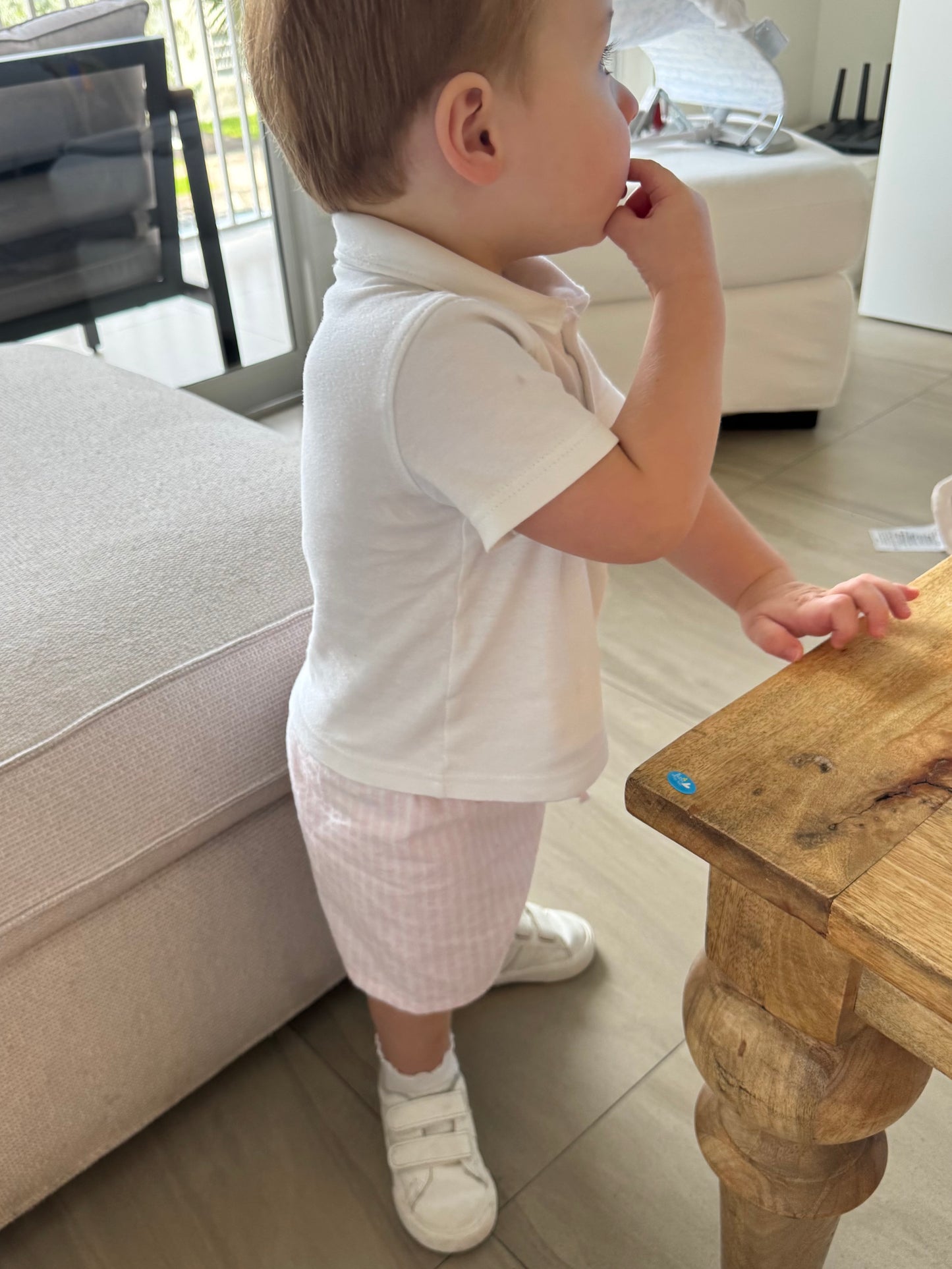 Prado Shorts in Classic Pink Stripes