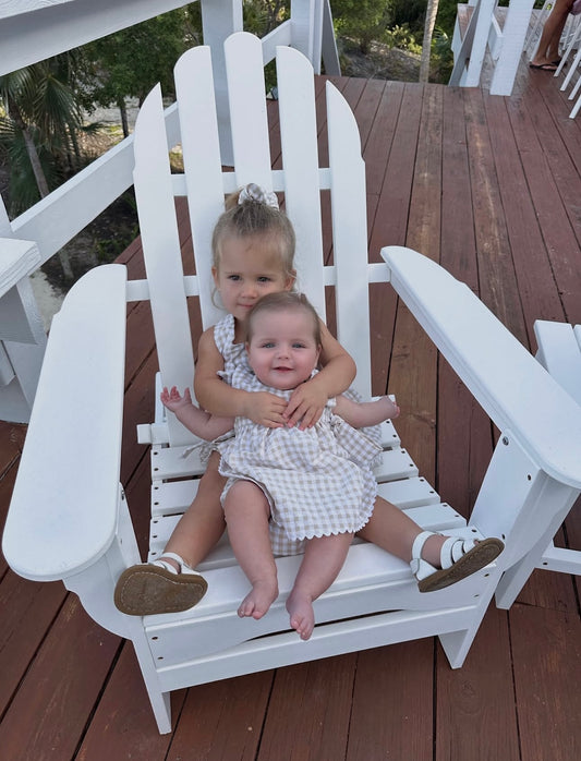 Dress Castellana in Natural Vichy