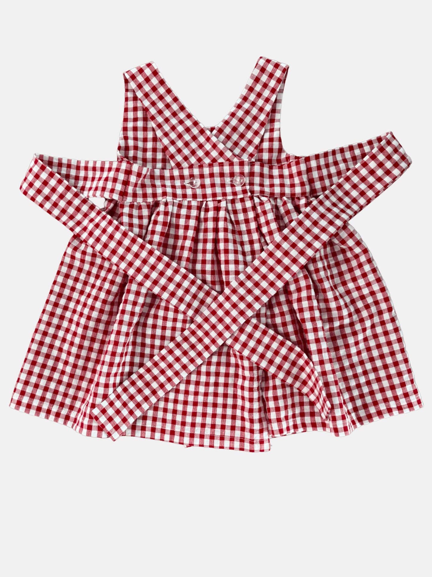 Dress Castellana in Red Vichy