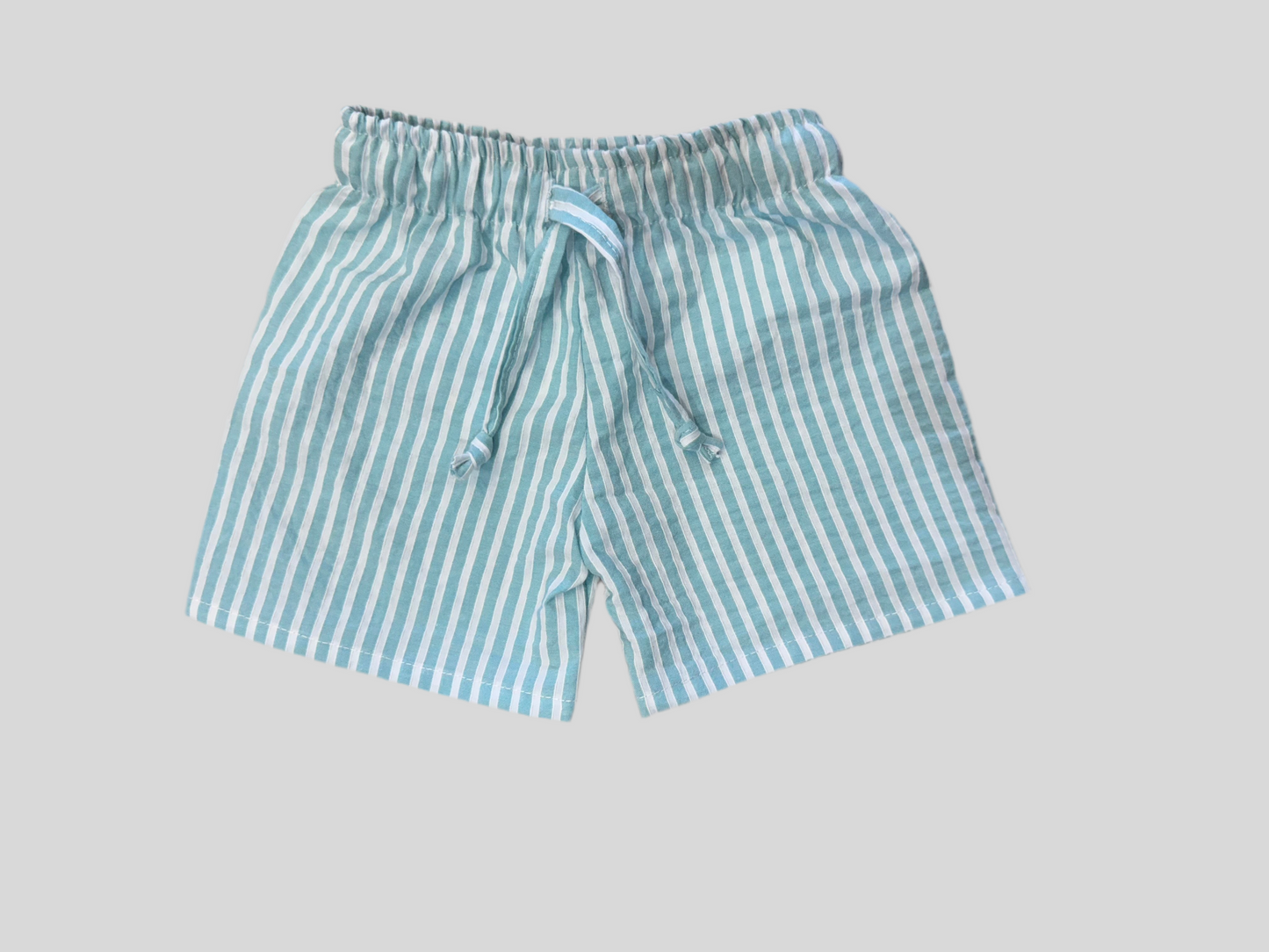 Prado Shorts in Classic Green Stripes