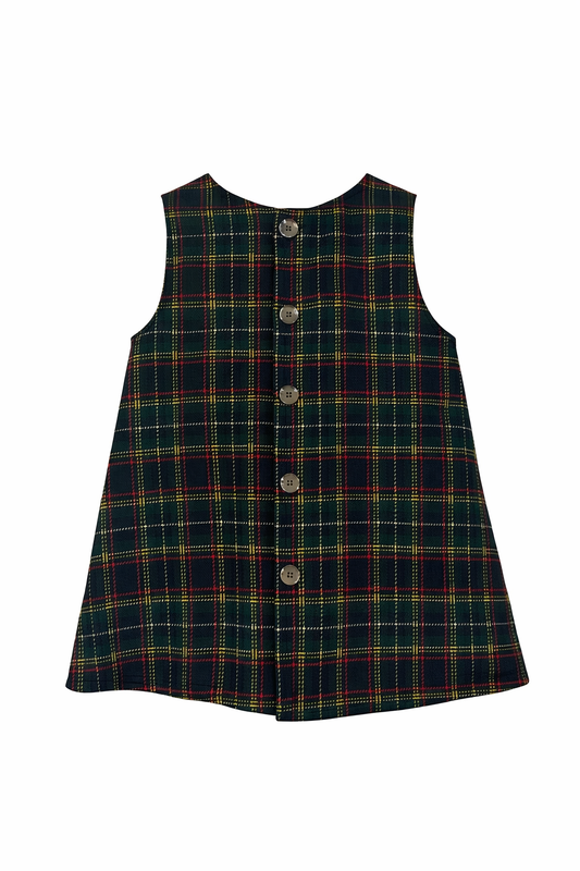 Navy Scottish Pichi Dress