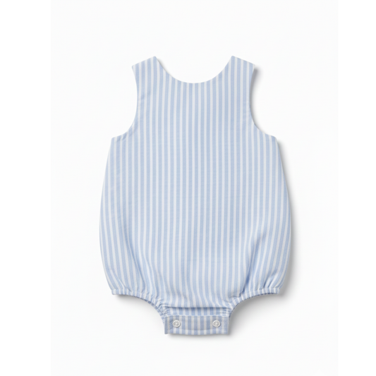 Romper Palacio in Classic Blue Stripes