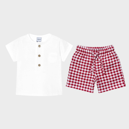 Boys Shirt and Shorts (Choose Print)