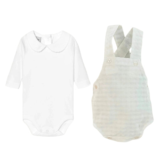 Long Sleeve Collar Set with Romper (Choose your print)