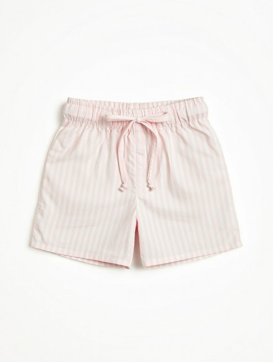 Prado Shorts in Classic Pink Stripes
