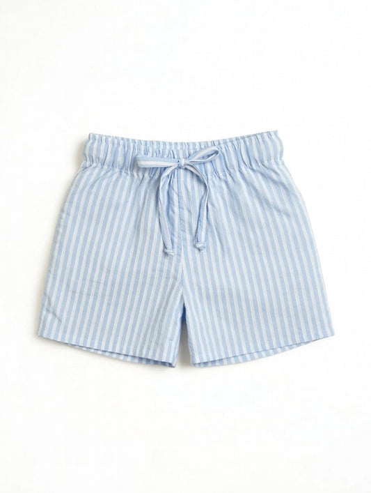Prado Shorts in Classic Blue Stripes