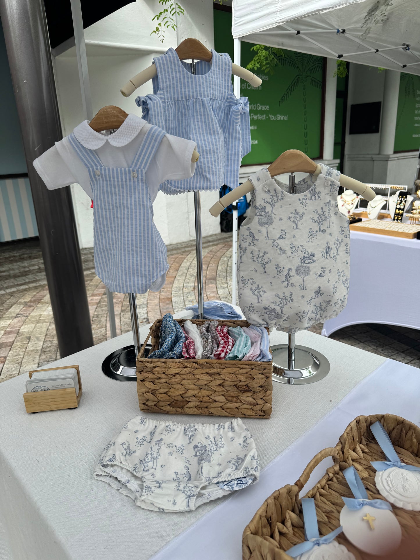 Bloomer Retiro in Blue Toile