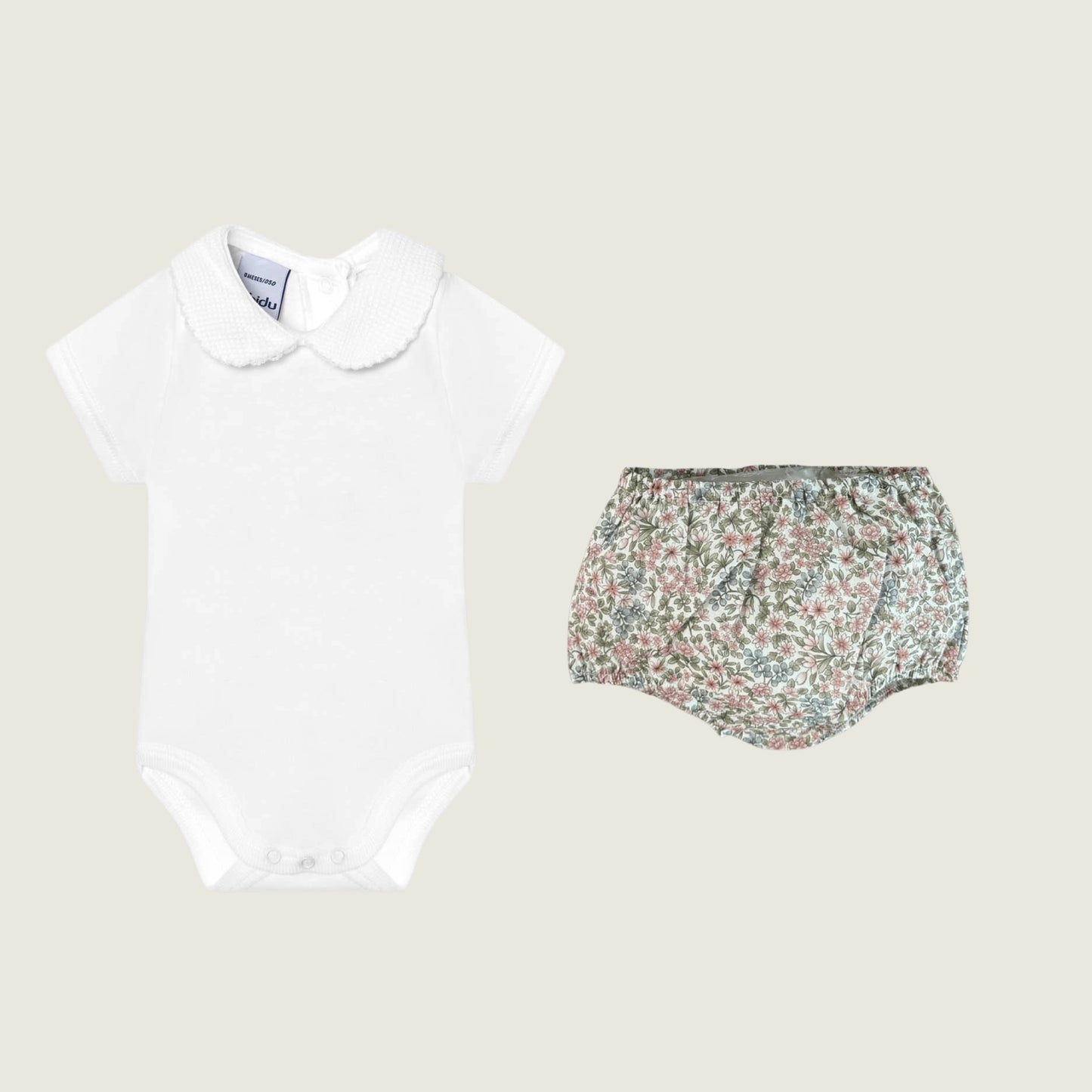 Pique Collar Set with Bloomer (Choose your print)