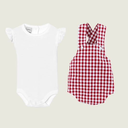 Baby Girl Romper Set (Choose your print)