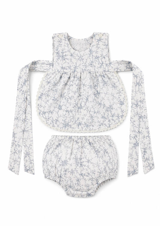 Set Madrid in Blue Azucena - Muslin Cotton