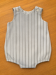 Romper Palacio in Dad Shirt Stripes