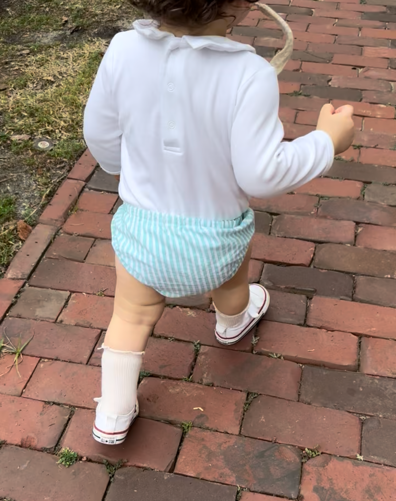 Bloomer Retiro in Classic Green Stripes