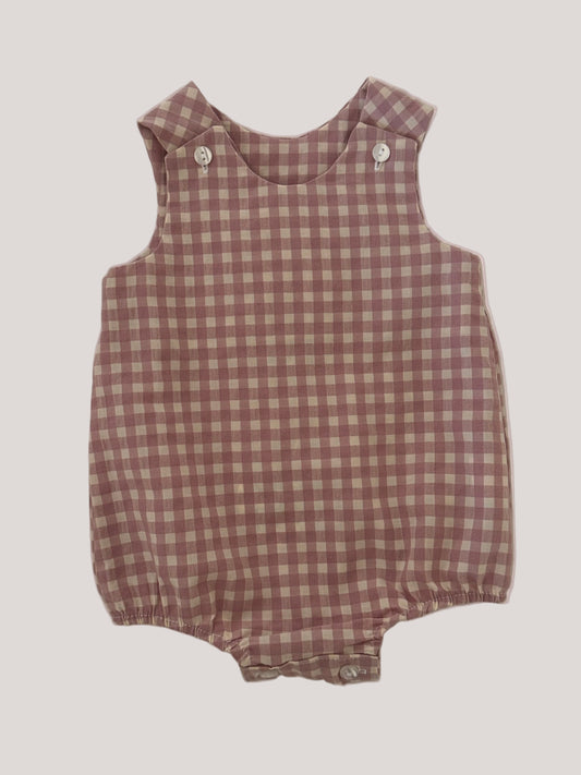 Romper Palacio in Pink Vichy