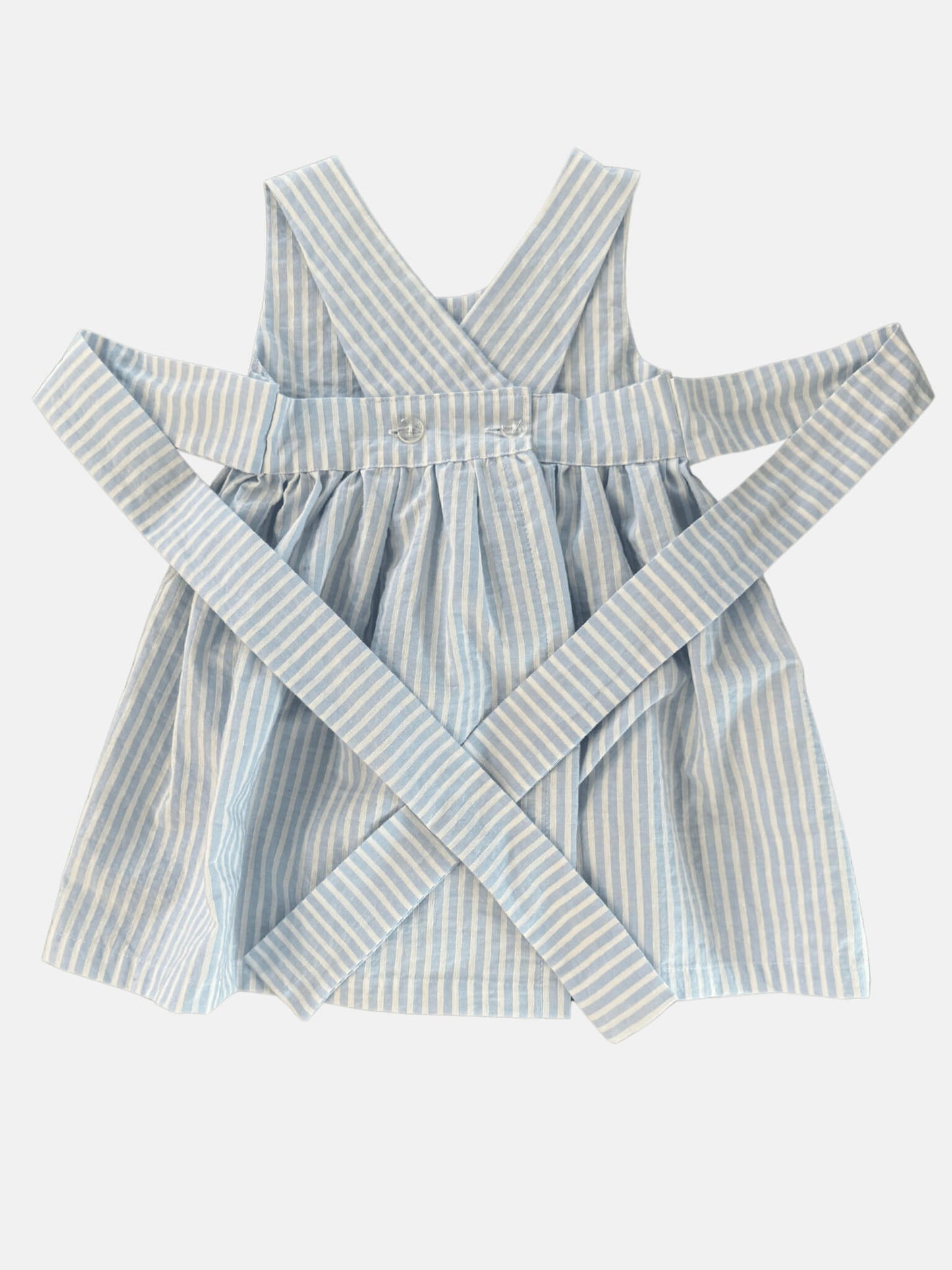 Dress Castellana in Classic Blue Stripes