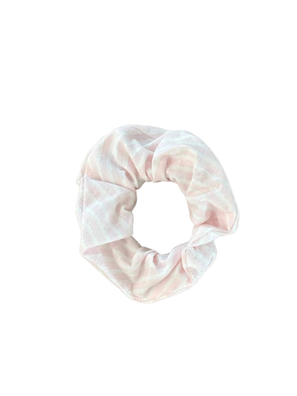 Classic pink stripes hair tie