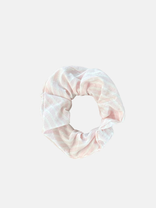 Hair Tie in Classic Pink Stripes