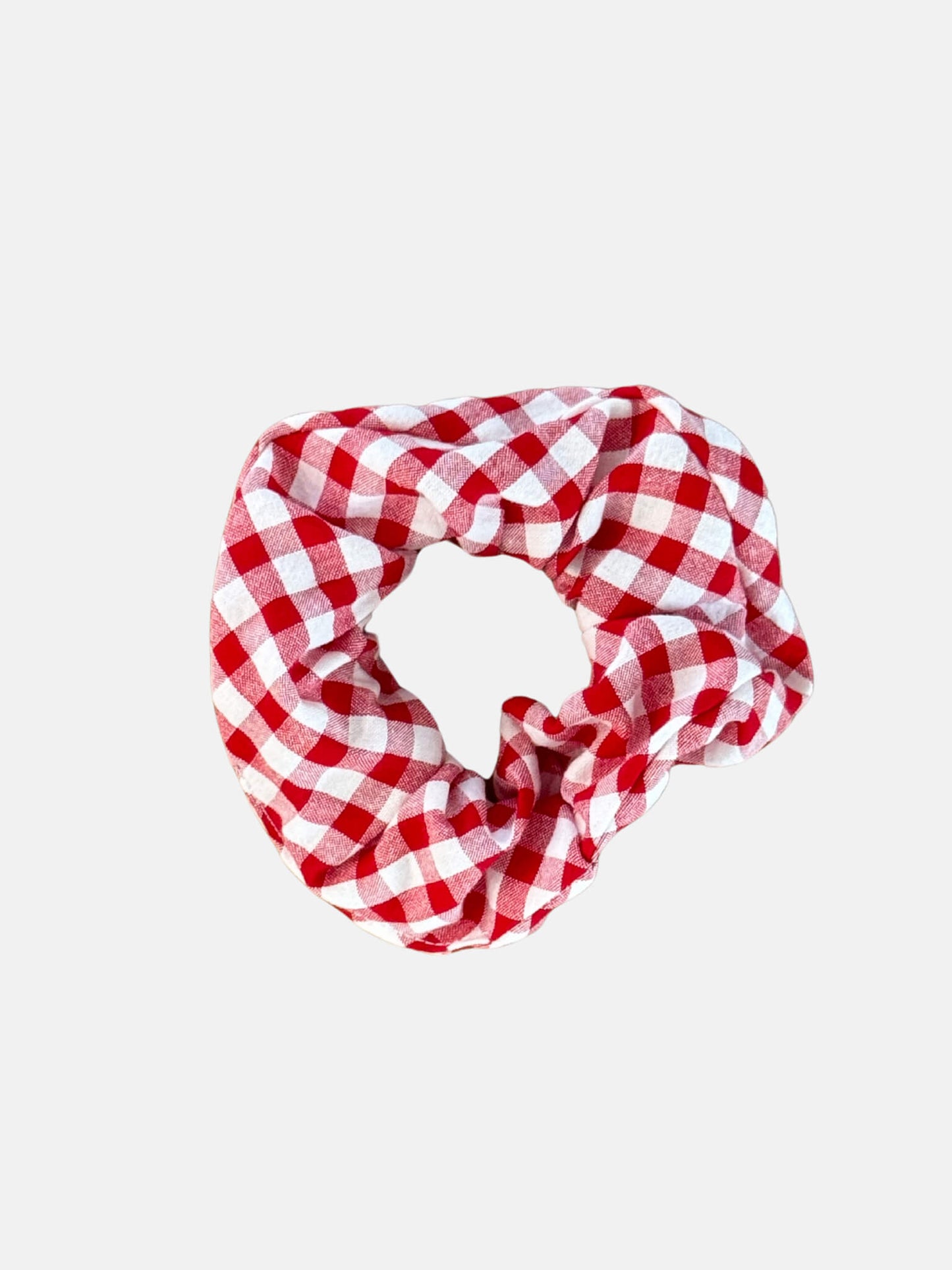 Hair Tie in Red Vichy