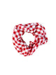 Red Vichy hair tie