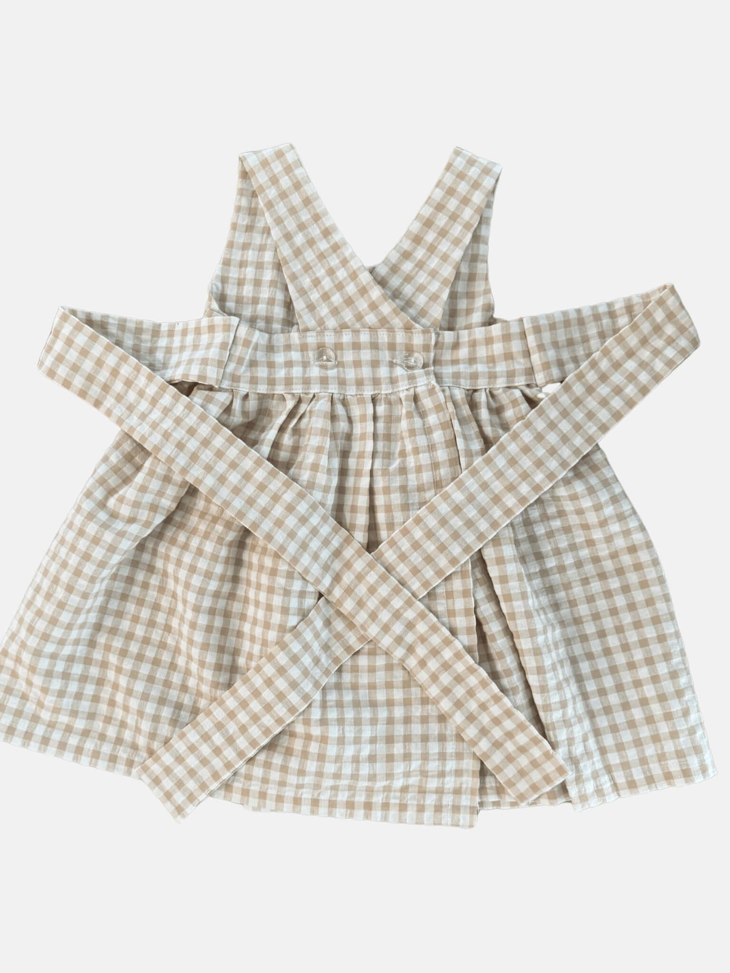Dress Castellana in Natural Vichy