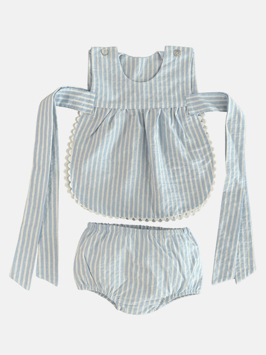 Set Madrid in Classic Blue Stripes