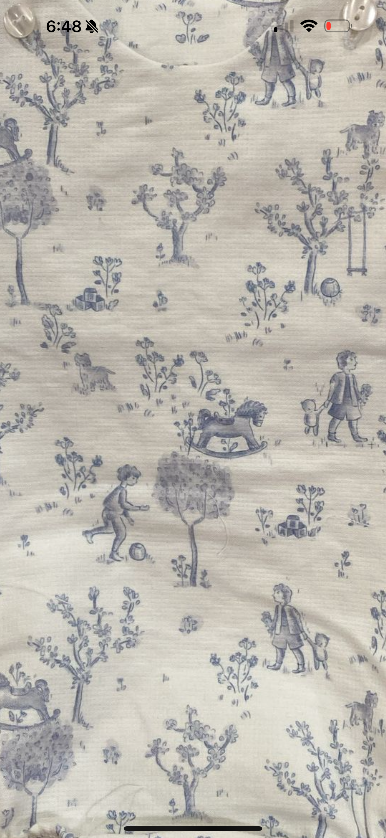 Bloomer Retiro in Blue Toile