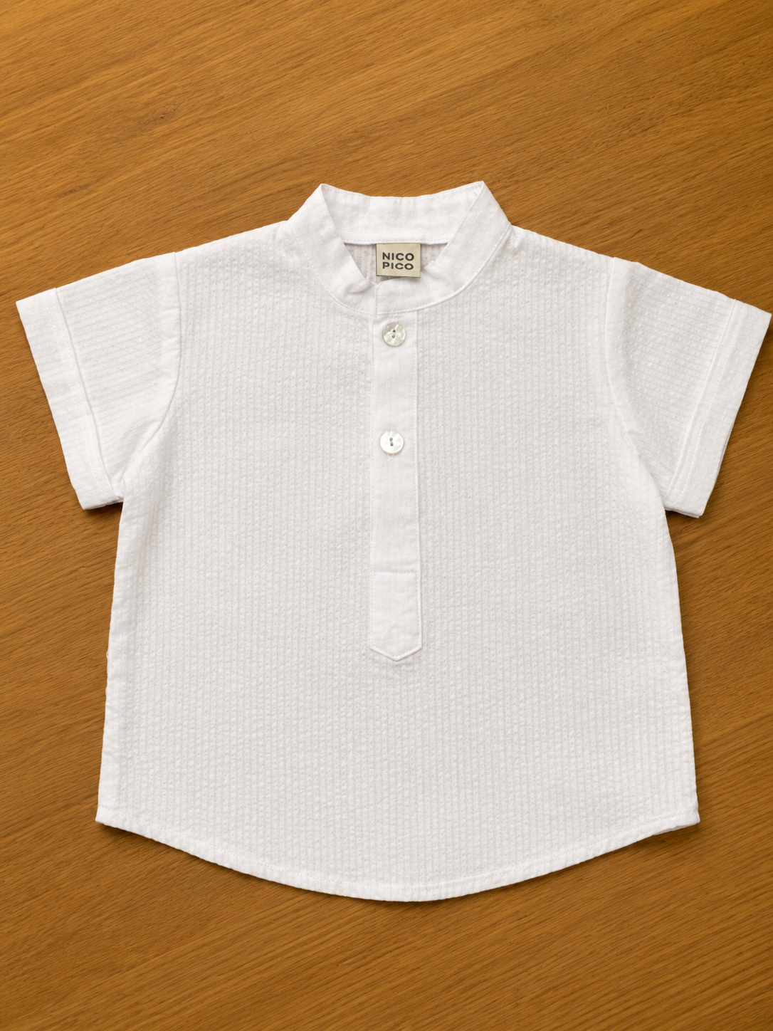 Boys Short Sleeve Shirt - White