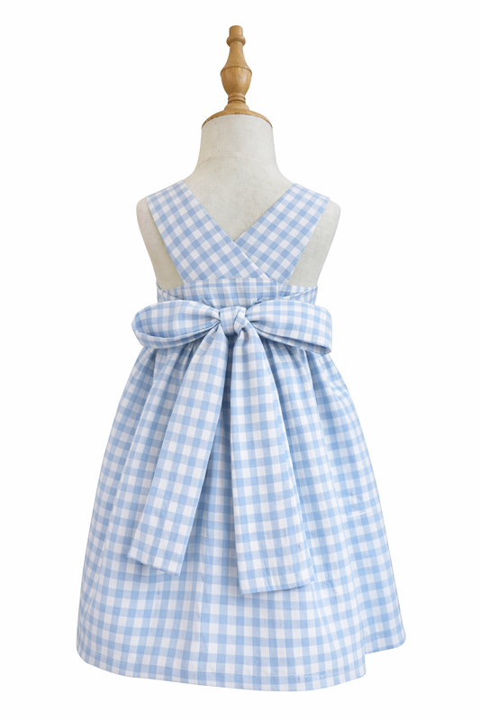 Dress Castellana in Blue Vichy