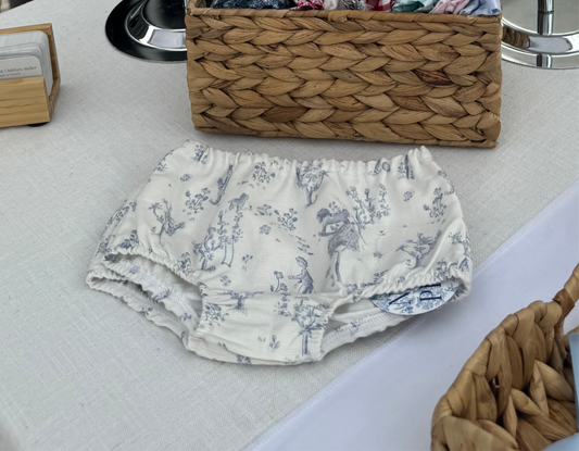 Bloomer Retiro in Blue Toile