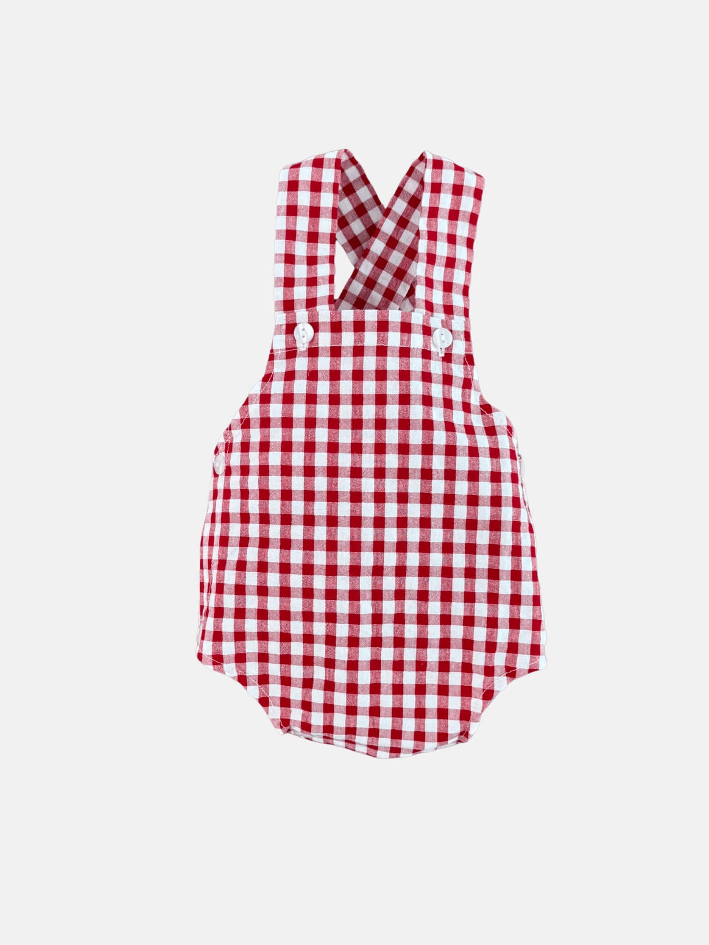 Romper Cibeles in Red Vichy