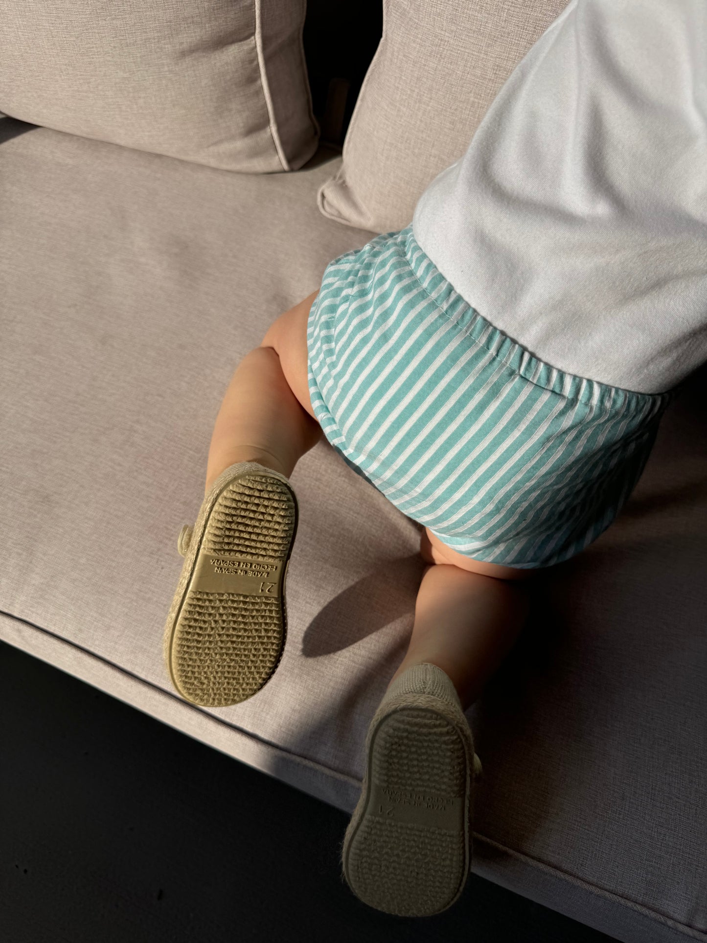 Bloomer Retiro in Classic Green Stripes