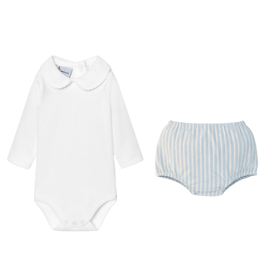 Long Sleeve Collar Bloomer Set (Choose your print)