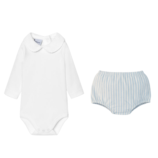 Long Sleeve Collar Bloomer Set (Choose your print)