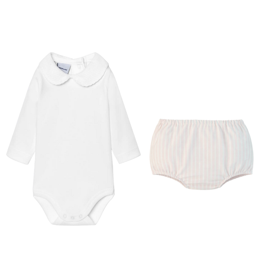 Long Sleeve Collar Bloomer Set (Choose your print)