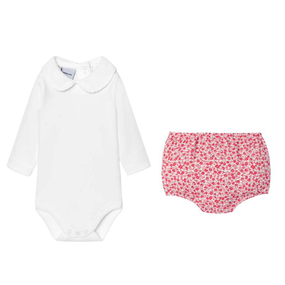 Long Sleeve Collar Bloomer Set (Choose your print)