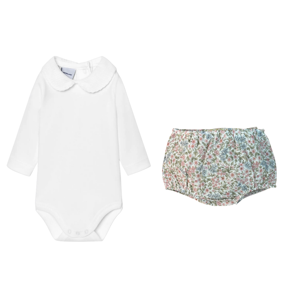 Long Sleeve Collar Bloomer Set (Choose your print)