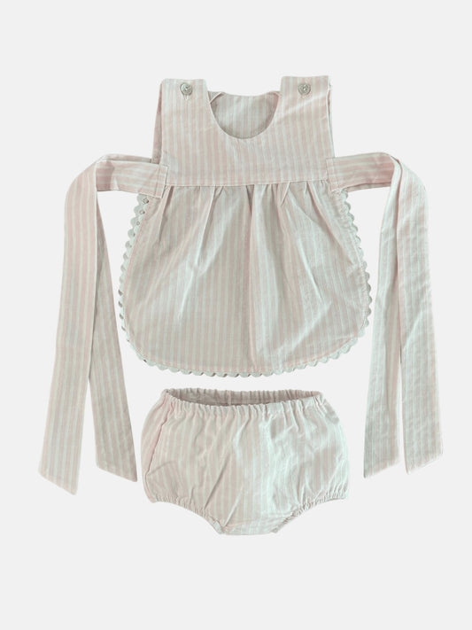 Set Madrid in Classic Pink Stripes