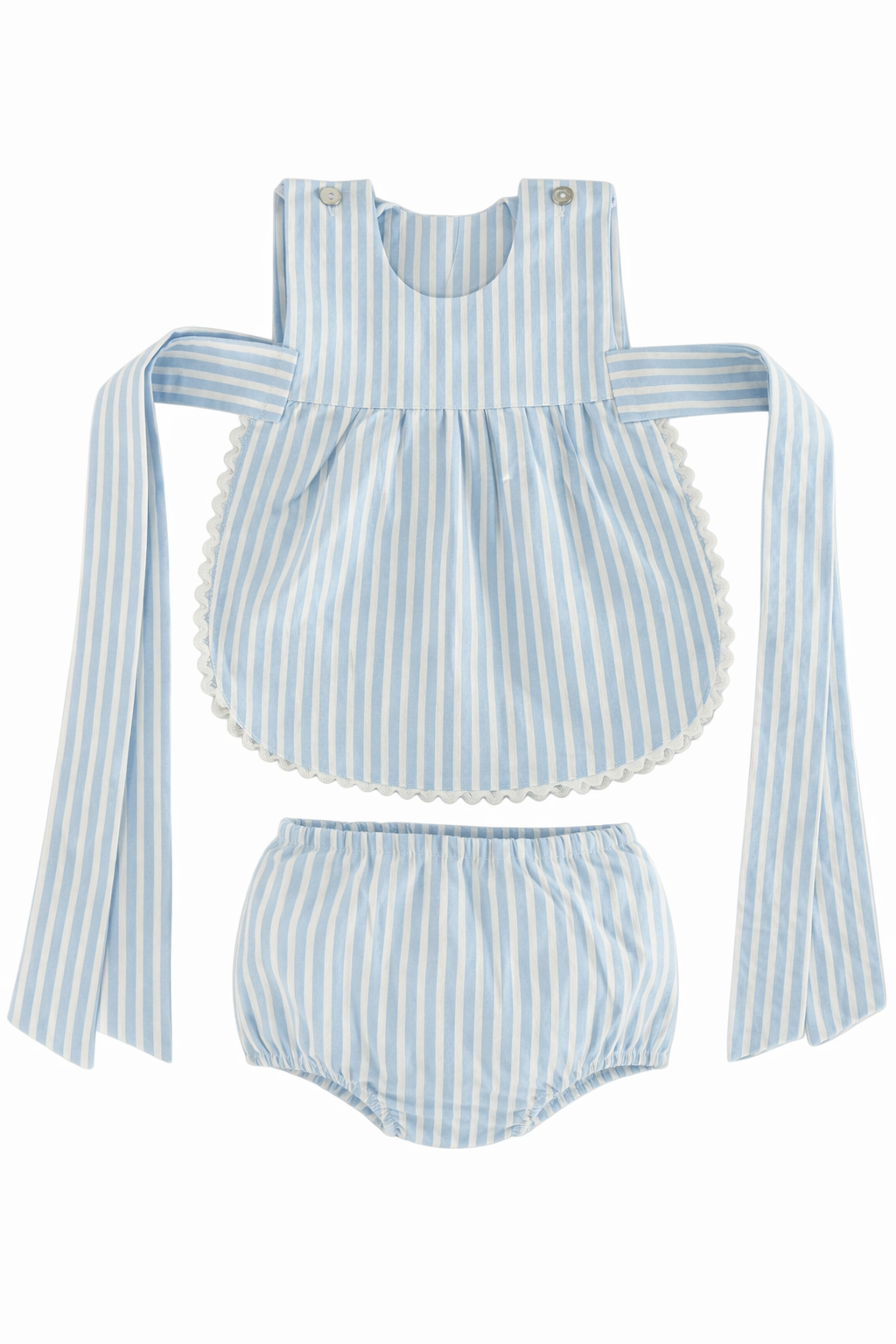 Set Madrid in Classic Blue Stripes