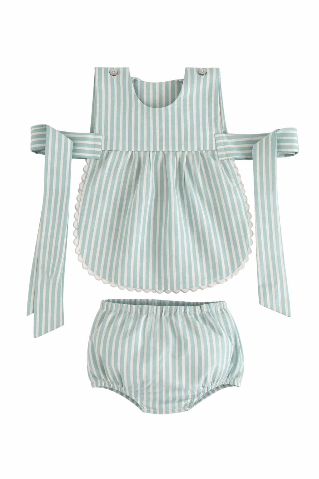 Set Madrid in Classic Green Stripes