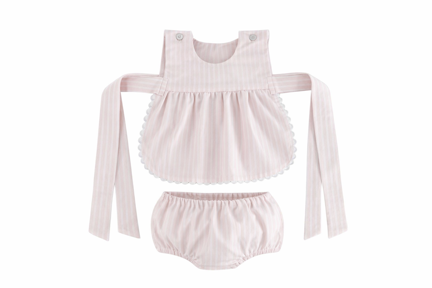 Set Madrid in Classic Pink Stripes