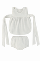 Set Madrid in White Muslin