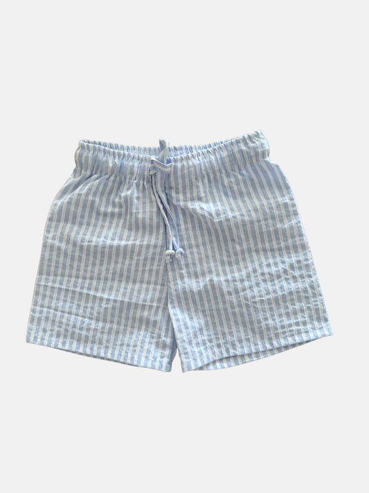 Prado Shorts in Classic Blue Stripes