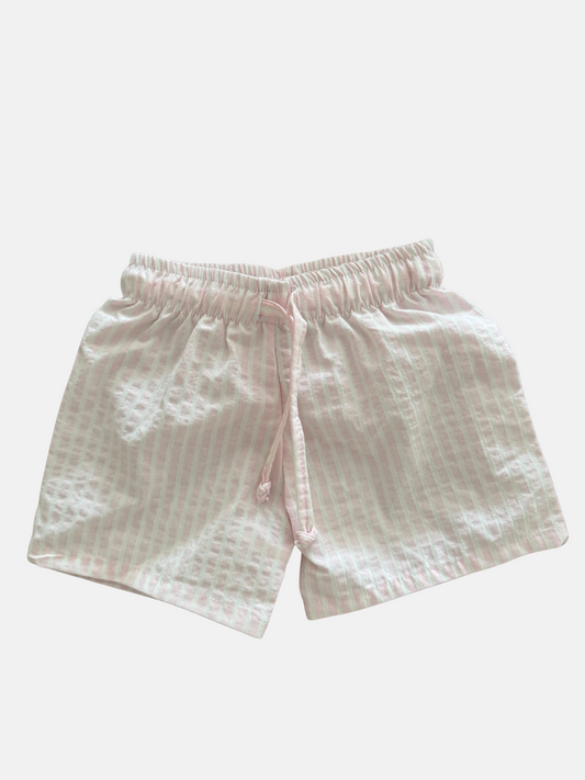 Prado Shorts in Classic Pink Stripes