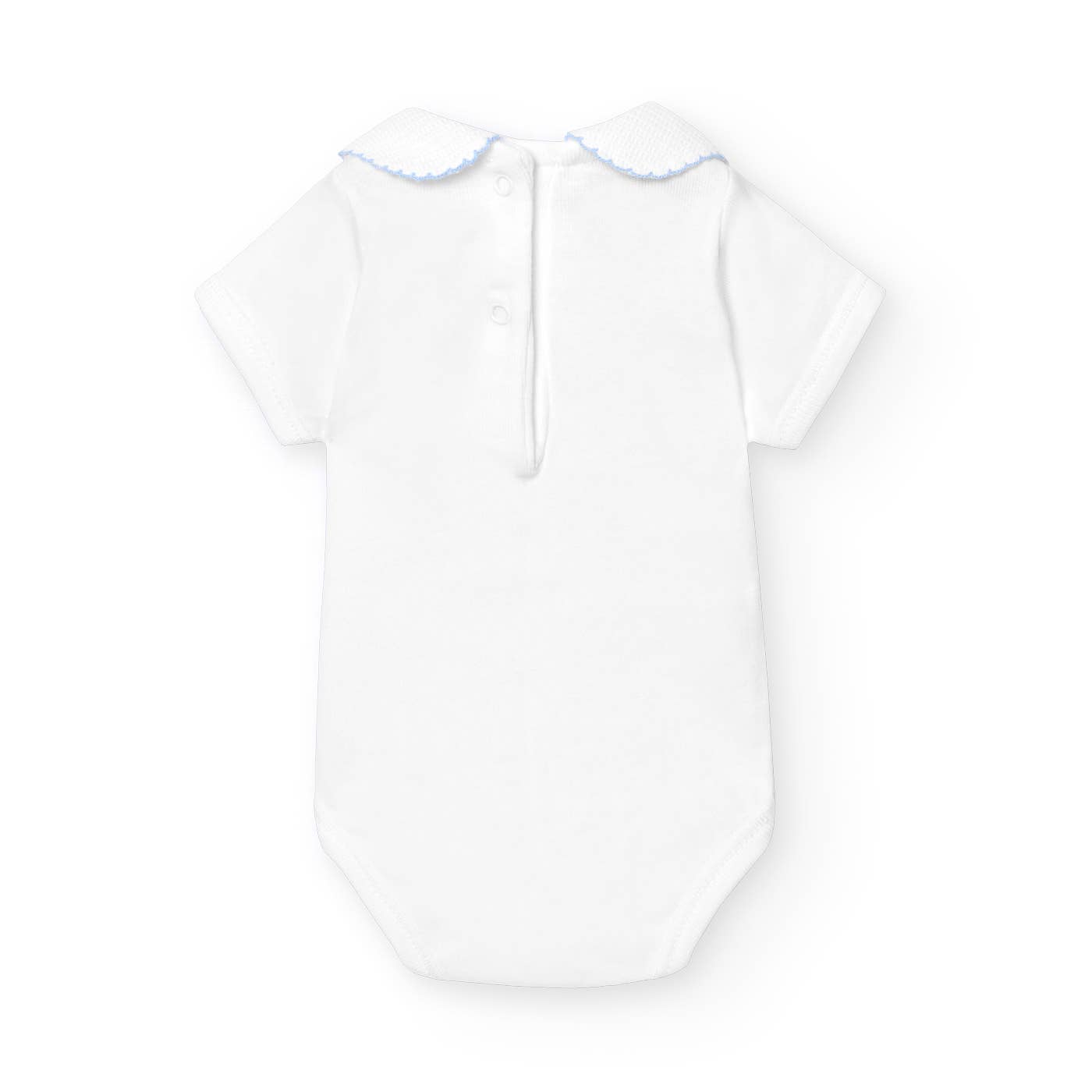 Pique Baby Neck Short Sleeve Bodysuit