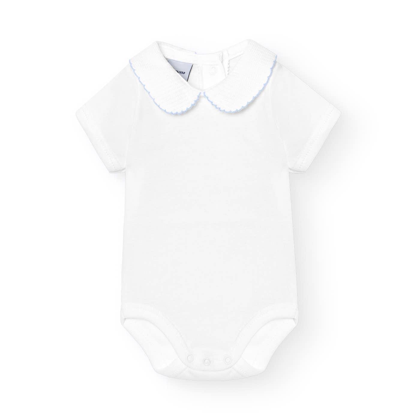 Pique Baby Neck Short Sleeve Bodysuit