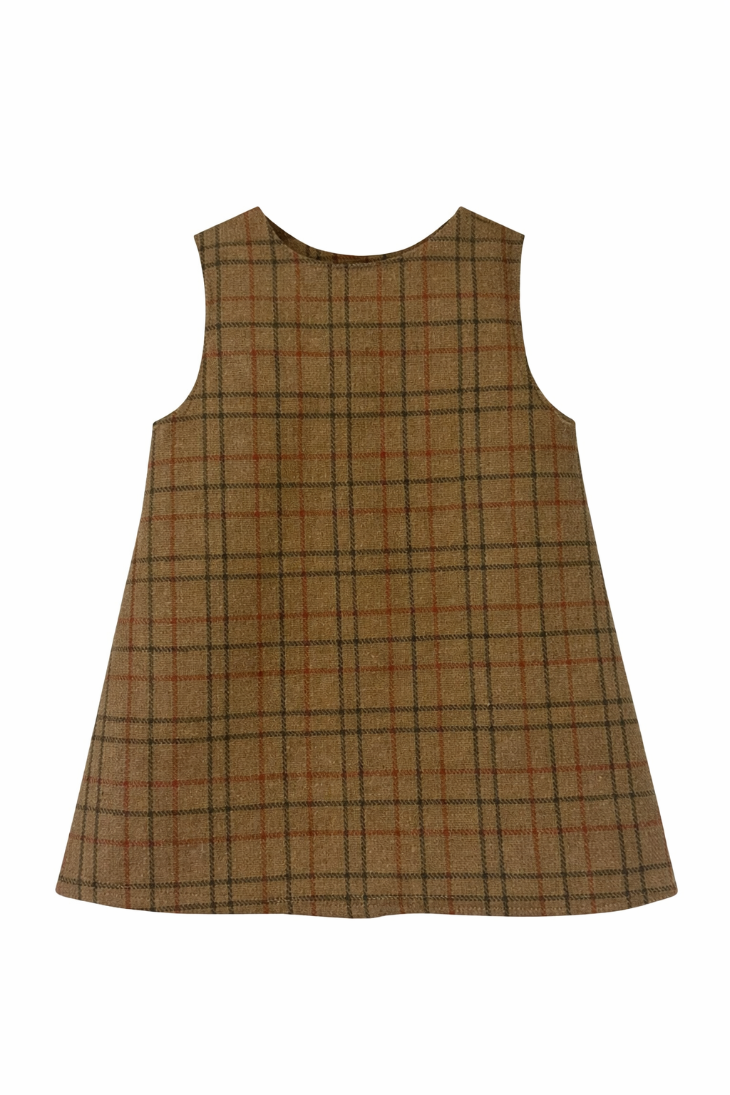 Camel Scottish Pichi Dress